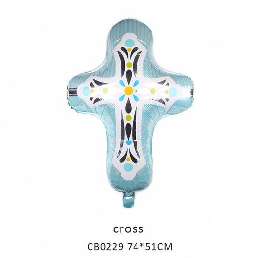 Cross Foil Balloon MOQ 50pcs