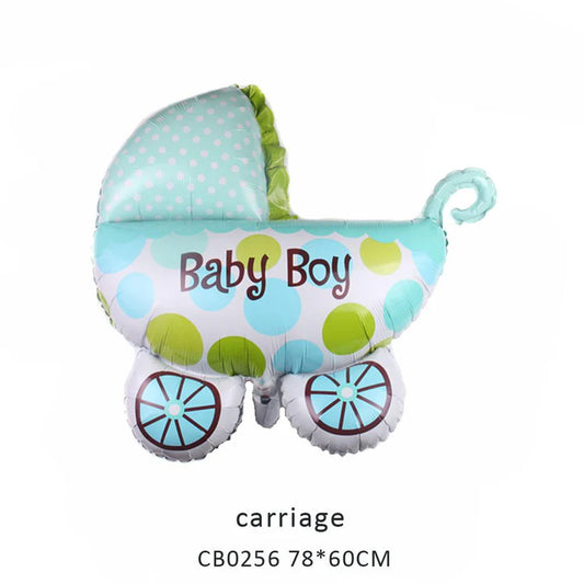 Baby Carriage Foil Balloon MOQ 50pcs