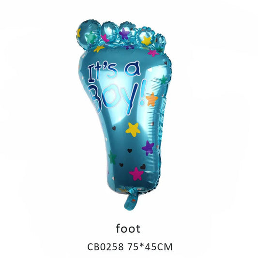 Baby Footprint Foil Balloon MOQ 50pcs