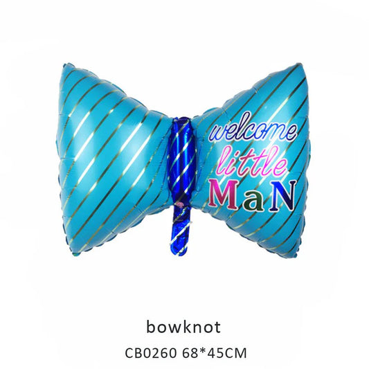 Baby Bowknot Foil Balloon MOQ 50pcs