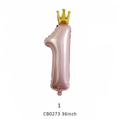 Number 1 Foil Balloon MOQ 50pcs