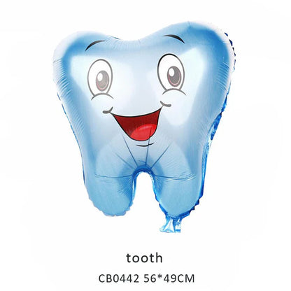 Tooth Foil Balloon MOQ 50pcs