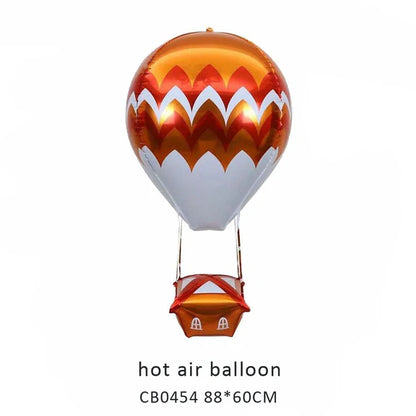Round Hot Air Balloon Foil Balloon MOQ 50pcs