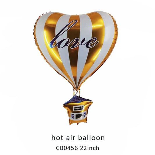 Hot Air Balloon Foil Balloon MOQ 50pcs