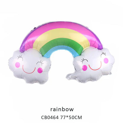 Rainbow Foil Balloon MOQ 50pcs