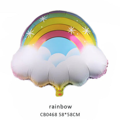Rainbow Foil Balloon MOQ 50pcs