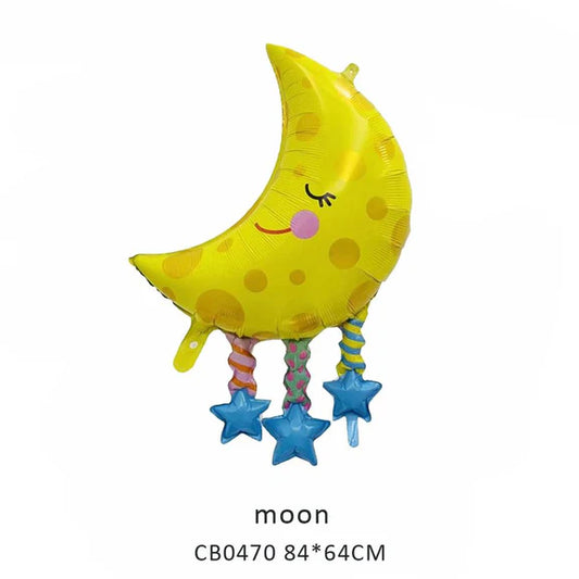 Moon and Sun Foil Balloon MOQ 50pcs