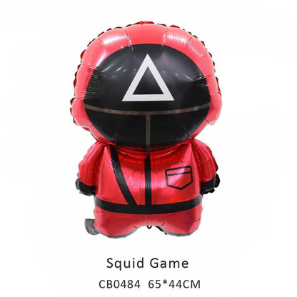 Squid Game Foil Balloon MOQ 50pcs