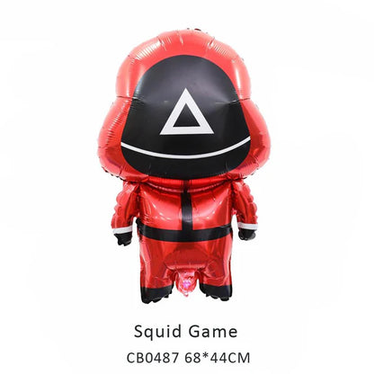 Squid Game Foil Balloon MOQ 50pcs