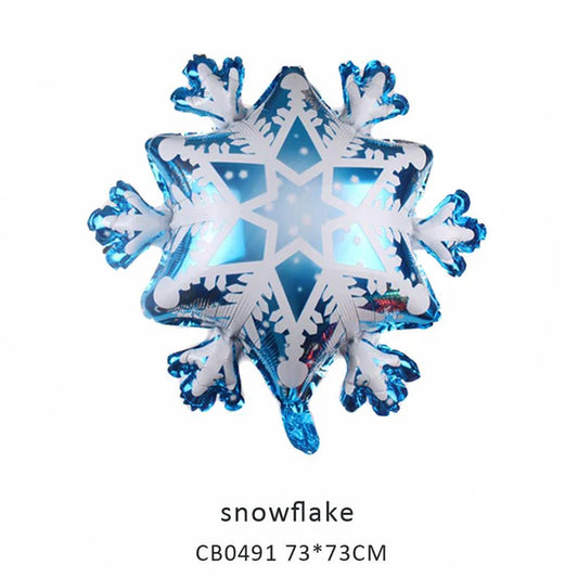 Snowflake Foil Balloon MOQ 50pcs
