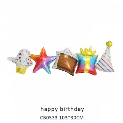 Happy Birthday Foil Balloon MOQ 50pcs