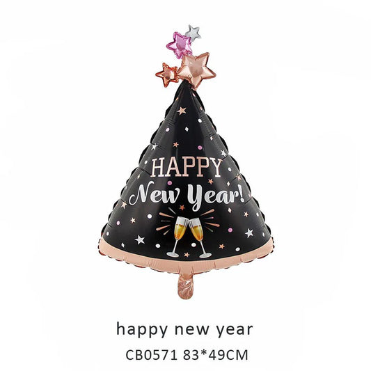 Happy New Year Foil Balloon MOQ 50pcs