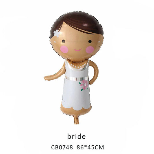 Bride Foil Balloon MOQ 50pcs