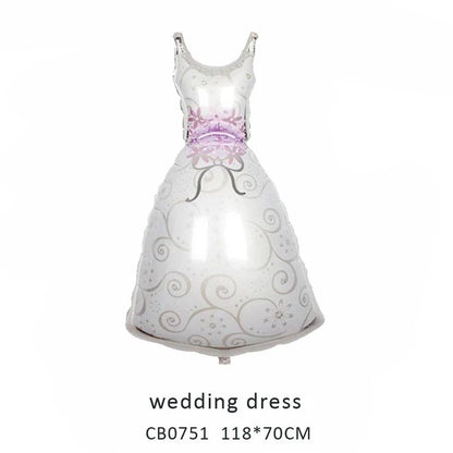 Wedding Dress/Suit Foil Balloon MOQ 50pcs