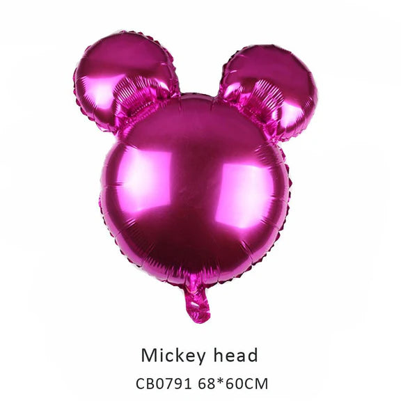 Mickey Minnie Head Foil Balloon MOQ 50pcs