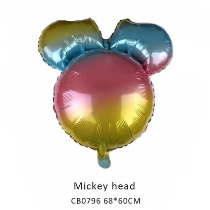 Mickey Minnie Head Foil Balloon MOQ 50pcs