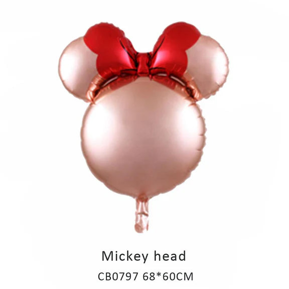 Mickey Minnie Head Foil Balloon MOQ 50pcs