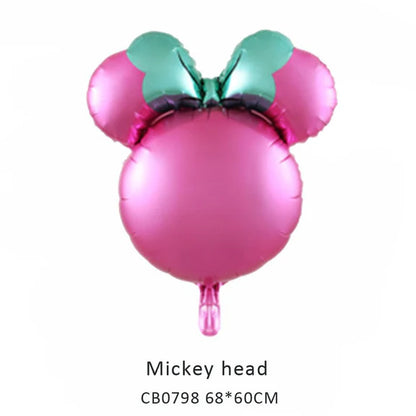 Mickey Minnie Head Foil Balloon MOQ 50pcs