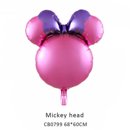 Mickey Minnie Head Foil Balloon MOQ 50pcs