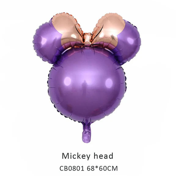 Mickey Minnie Head Foil Balloon MOQ 50pcs