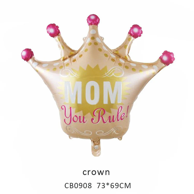 Love Mom Foil Balloon MOQ 50pcs