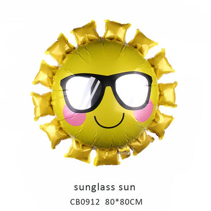Smile Sun/Sunflower Foil Balloon MOQ 50pcs