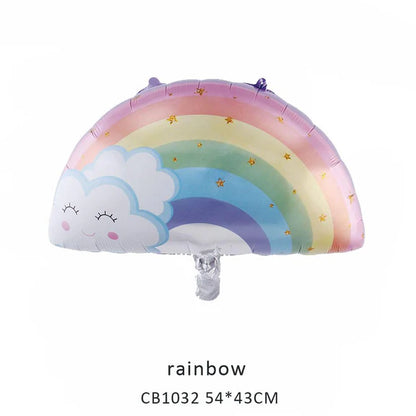 Rainbow Foil Balloon MOQ 50pcs